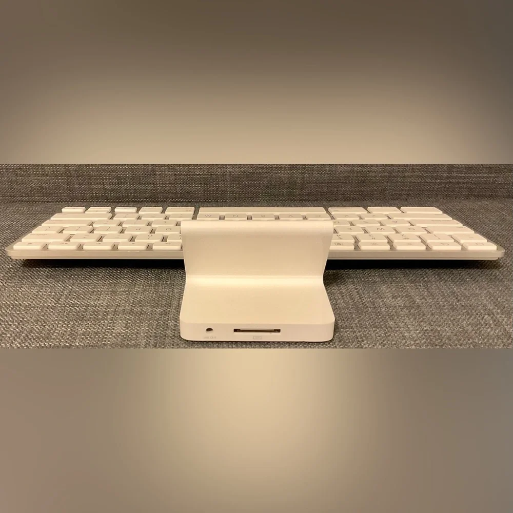 Apple Keyboard Model A 1359 IPad Keyboard Dock (note wider charging port)